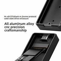 Aluminium Alloy Thermalright M.2 SSD Enclosure 10Gbps Tipe-C NVMe PCIE Storage Case 8TB Max untuk Laptop Desktop
