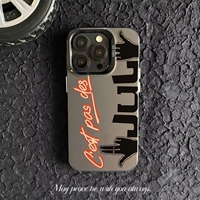 Coque de Téléphone Portable PC Tendance et Designer pour iPhone 7 8 Plus XR XS 11 12 13 14 15 16 17 Pro Max