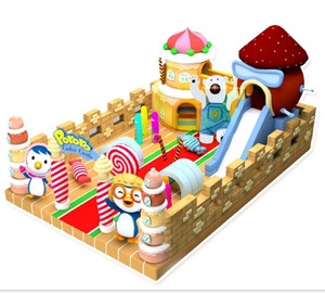 Gran patio al aire libre <span class=keywords><strong>castillo</strong></span> inflable niños Ciudad de la diversión para <span class=keywords><strong>el</strong></span> parque temático - Product Image 2