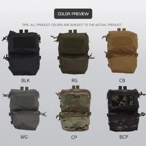 Panel Trasero para Chaleco Táctico, Bolsa para Mochila, Portaplacas, Accesorios, Bolsa para Artículos Diversos con Bolsillos con Cremallera - Product Image 2
