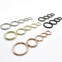 O cincin logam Multi warna logam O cincin logam O cincin untuk aksesori Bagian tas
