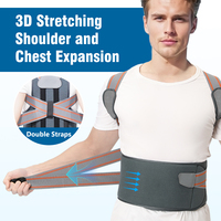 Ceinture de soutien lombaire universelle Cyrus pour le sport, respirante, protection professionnelle, correcteur de posture, soutien dorsal et des épaules