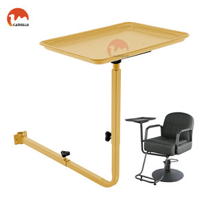 Plateau rotatif en aluminium pour fauteuil <span class=keywords><strong>de</strong></span> barbier – Station <span class=keywords><strong>de</strong></span> service pour tatoueurs et coiffeurs - Product Image 3
