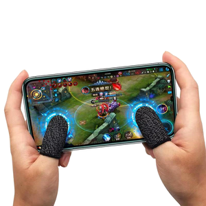 Star-<span class=keywords><strong>5</strong></span> professionale di alta qualità 1 paio di telefono antiscivolo che tocca il gioco manica per dito maniche per pollice guanti per Pubg Free Fire - Product Image 1
