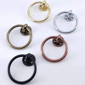 Furniture Handle Ring 60mm <b>Gold</b> Zinc Alloy Minimalist Drawer <b>Cabinet</b> Door Pull - Product Image 5