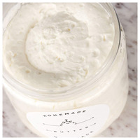 Meilleure Vente Crème Fouettée Corporelle Végétalienne, Hydratante, à l'Huile de Coco et au Beurre de Karité, Bio et Marque Blanche