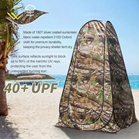 Tente de Douche Pop-up Portable pour Camping en Plein Air, Salle de Bain, Cabine de Change, Protection UPF40+, Imperméable pour Plage et Voyage