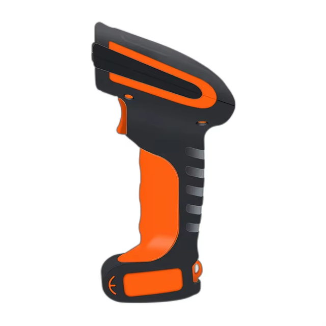 Thcan Industrial 2.4G Wireless CMOS Barcode Scanner-Orange Color 300 Scans/Sec USB Interface Omnidirectional QR/1D/2D Stock