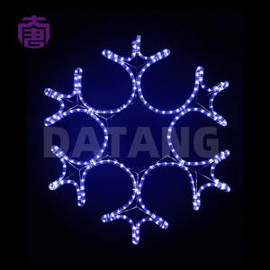 Luz LED de copo de nieve de 220v Ip65 más vendida para decoraciones navideñas y de Diwali - Product Image 2