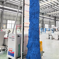 Machine de lavage de bus et de voitures mobile électrique à brosse unique en acier inoxydable de l'usine Dayang, fabriquée en Chine