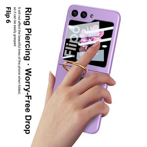 GKK Étui rigide de luxe givré pour téléphone PC avec anneau de support pour Samsung Galaxy <span class=keywords><strong>Z</strong></span> <span class=keywords><strong>Flip</strong></span> 6 5 <span class=keywords><strong>4</strong></span> - Product Image 6