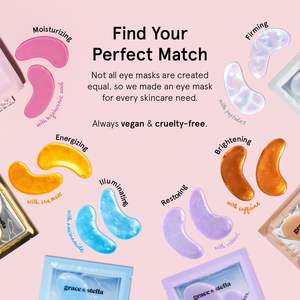 Mascarillas de Ojos de Colágeno Energizantes en Oferta, Mascarillas de Ojos Iluminadoras con Vitamina C, Parches de Ojos de Colágeno Orgánico Restauradores para el Hogar - Product Image 3