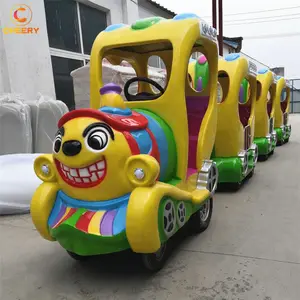 Kids game machine used road sightseeing FRP tomas trackless train battery operated in mall for sale