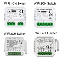 Interrupteur intelligent sans fil WiFi universel en aluminium pour la domotique DIY