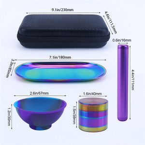 Travel Smoking <strong>Kits</strong> Smoking <strong>Rolling</strong> Tray Set With Lighter Smoking Accessories Grinder - Product Image 6