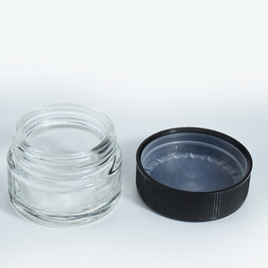 ขวดแก้วใสใส่เครื่องสำอางพร้อมฝาปิดสีดำขวดบรรจุภัณฑ์เครื่องสำอางแบบออกแบบโลโก้ได้ตามต้องการ - Product Image 3