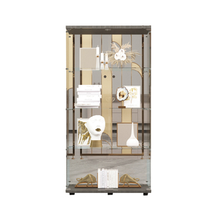 Full Vision glass showcase glass display cabinet jewelry showcase bar cabinets cosmetic display rack glass car display