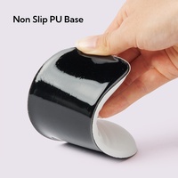 Ensemble repose-poignets ergonomique en silicone pour clavier et souris avec base en PU et logo personnalisé
