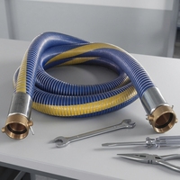 Tuyau composite universel en PTFE à large compatibilité chimique, construction multicouche pour le transfert de milieux agressifs