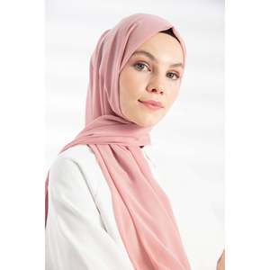 Elegant <b>Chiffon</b> <b>Scarf</b> For Women Long Pink Multi Functional Hijab Headwrap Fashion Accessory - Product Image 2