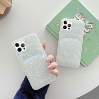 Coque portefeuille pour téléphone apple, étui Ultra mince et transparent avec porte-cartes pour iphone 11, 12, 13 Pro Max