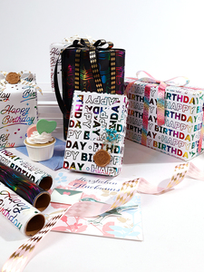 Boîte cadeau d'anniversaire en papier d'emballage de haute qualité - Product Image 6