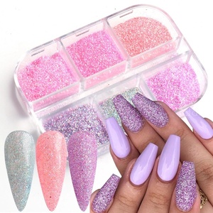 Rose <span class=keywords><strong>sucre</strong></span> sable Nail Art paillettes ensemble Micro frottement ongles poudre Pigment pour <span class=keywords><strong>manucure</strong></span> <span class=keywords><strong>sucre</strong></span> <span class=keywords><strong>effet</strong></span> miroitant poussière - Product Image 2