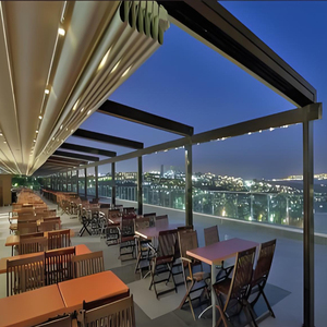 Giá Rẻ Giá Có Thể Thu Vào Mái Ngoài Trời Không Thấm Nước <span class=keywords><strong>Patio</strong></span> Sun Bóng Râm Tán Tùy Chỉnh Tự Làm Pergola Với Có Thể Thu Vào Tán - Product Image 5