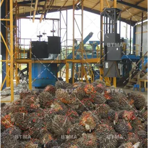 BTMA-palm oil making machine palm oil extraction machine price palm fruit oil extraction complete production line
