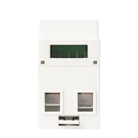 Chint DDSU666 220V 5(60)A monophasé électronique LCD affichage watt-heure mètre panneau compteur de courant compteur d'énergie sur Rail DIN