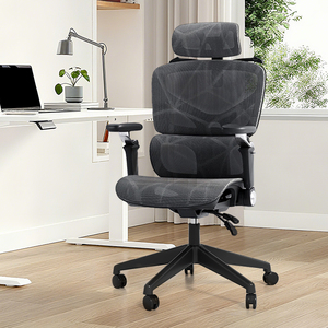 Silla <span class=keywords><strong>de</strong></span> Oficina Ergonómica Giratoria y Ajustable <span class=keywords><strong>de</strong></span> Lujo con Reposabrazos 9D y Reposapiés, Venta al Por Mayor Directo <span class=keywords><strong>de</strong></span> Fábrica - Product Image 2