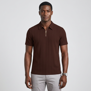 Men's Breathable Eco-Friendly T-Shirt for Polo 100% Cotton with Custom Logo Wholesale Manufacturer Knitted Polyester/Cotton - Product Image 1