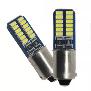 3014 SMD LED หลอดไฟรถยนต์ BA9S ไฟหน้าปัดเลนส์สีฟ้า ไฟป้ายทะเบียน ไฟภายในสำหรับเปลี่ยน - Product Image 3