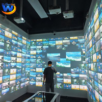Mur photo interactif numérique 3D avec écran tactile, expérience vidéo immersive, projecteur holographique pour les expositions muséales