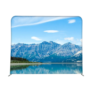 बैकड्रॉप स्टैंड फोटोबूथ बैकड्रॉप फोटोग्राफी डबल साइडेड प्रिंटिंग बैनर टेंशन फैब्रिक फोटो डिस्प्ले स्टैंड बर्थडे पार्टी - Product Image 5