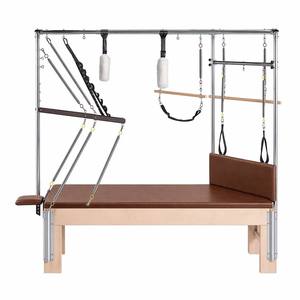 Table de Pilates Cadillac en érable de qualité commerciale avec barres de tour réglables, équipement de fitness polyvalent pour studio de yoga - Product Image 2