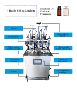 Remplisseur automatique de <span class=keywords><strong>seringue</strong></span> de bouteille de machine de remplissage de parfum des prix bon marché de la CE pour le parfum d'<span class=keywords><strong>huile</strong></span> essentielle - Product Image 3