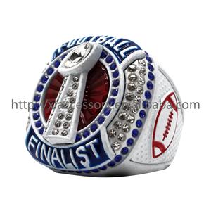 Anillo de campeonato <span class=keywords><strong>final</strong></span> de fútbol personalizado FFL <span class=keywords><strong>Fantasy</strong></span> Football State League diseño libre color barato deportes anillo de hombre joyería - Product Image 2