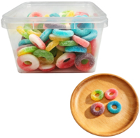BESTAR Bonbons Gélifiés Colorés en Forme de Boule, Sucettes aux Fruits Doux, Boîte de Bonbons en Gros, Approvisionnement en Vrac, Halal, Friandises Sucrées pour Enfants