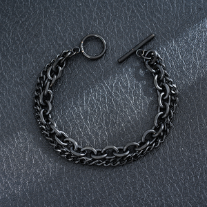 2025 nouveau DS vente en gros Miami NK cubain lien chaîne Bracelet en acier inoxydable hommes bijoux géométrique Pulseira Corrente Hombre - Product Image 6