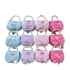 Borsa Impermeabile Luminosa Principessa <span class=keywords><strong>My</strong></span> Melody per Ragazze, Graziosa Borsa a Tracolla Piccola in PU con Chiusura a Bottone, Stile alla Moda - Product Image 1