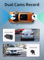 Mini caméra embarquée 4G LTE avec rotation à 360°, écran HD 3 pouces 1080P, capteur G, point d'accès Wi-Fi, vidéo en temps réel
