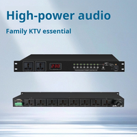 Séquenceur haute puissance Ipalead direct d'usine | Contrôleur d'alimentation à montage en rack à 8 sorties pour système d'amplificateur Système de conférence audio