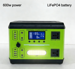 538wh Portable 600W Outdoor Energy Storage Power Station MPPT Controller <b>Mobile</b> Solar Charging for Camping 600 High-density Lith - Product Image 6