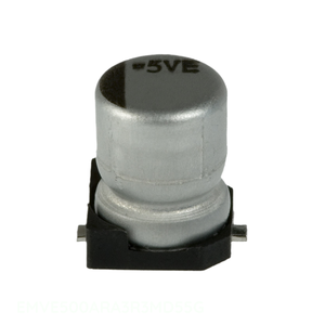 ตัวแทนจำหน่ายอย่างเป็นทางการ คาปาซิเตอร์อะลูมิเนียม 3.3UF 20% 50V SMD EMVE500ARA3R3MD55G 3.3 ยูเอฟ คาปาซิเตอร์แบบติดตั้งบนพื้นผิว - Product Image 1
