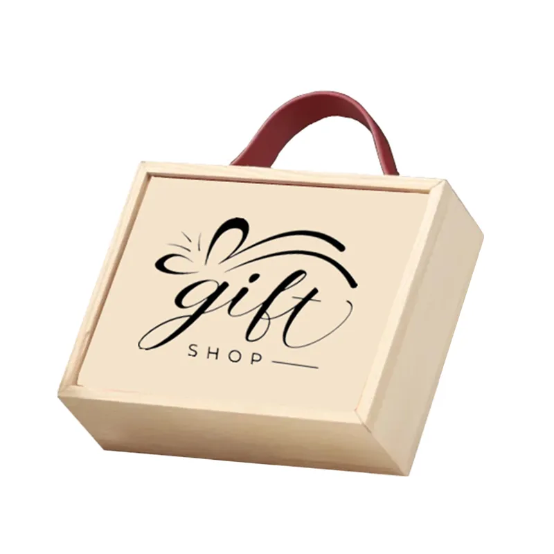 Cajas de regalo de madera personalizadas para regalo corporativo Caja de embalaje de madera Regalos de empresa Caja de producto de envoltura de madera al por mayor