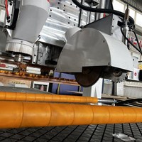 Máquina Router CNC para Madera Jinan Mosencnc Industrial 1325 9KW ATC, con Sierra de Cuchilla, Corte y Grabado de Alta Velocidad en Madera, Metal y MDF