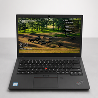 Laptop Tipis Bisnis Bekas Grosir untuk ThinkPad X1 Carbon 7th 2019 Intel Core I7 8th 16GB RAM 512GB SSD Layar HD 14 Inch