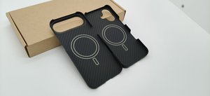 Ốp điện thoại chất liệu sợi carbon Aramid phù hợp với dòng IP17 dành cho iPhone 17 Air Pro Max - Product Image 4