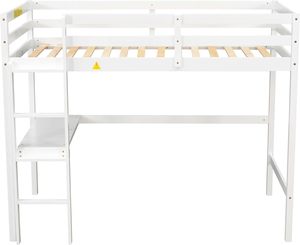 <span class=keywords><strong>Lit</strong></span> mezzanine jumeau design moderne <span class=keywords><strong>Lit</strong></span> mezzanine en bois de pin pour enfants de taille <span class=keywords><strong>junior</strong></span> <span class=keywords><strong>Lit</strong></span> mezzanine en bois <span class=keywords><strong>blanc</strong></span> peu encombrant - Product Image 5